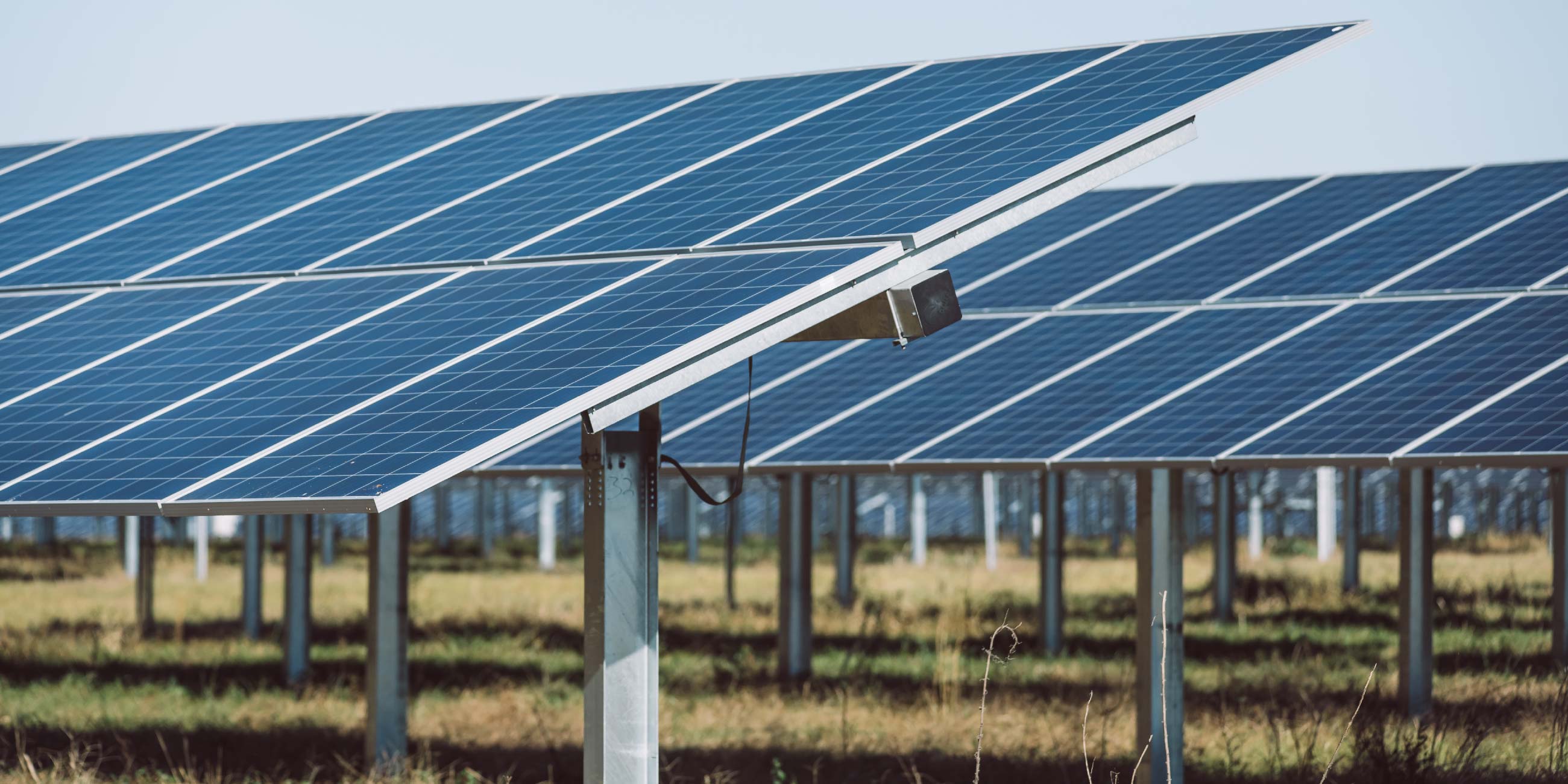 Community solar energy banner