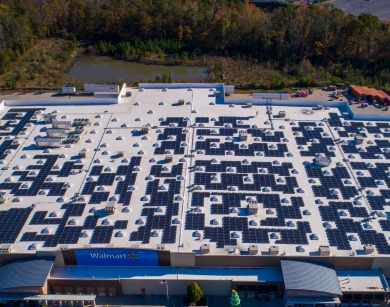 Walmart investing in renewables banner